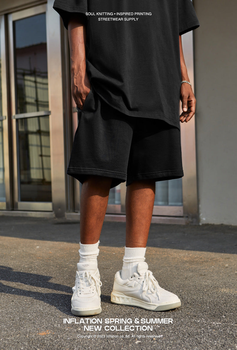 Spring and summer basic shorts street loose trendy brand shorts
