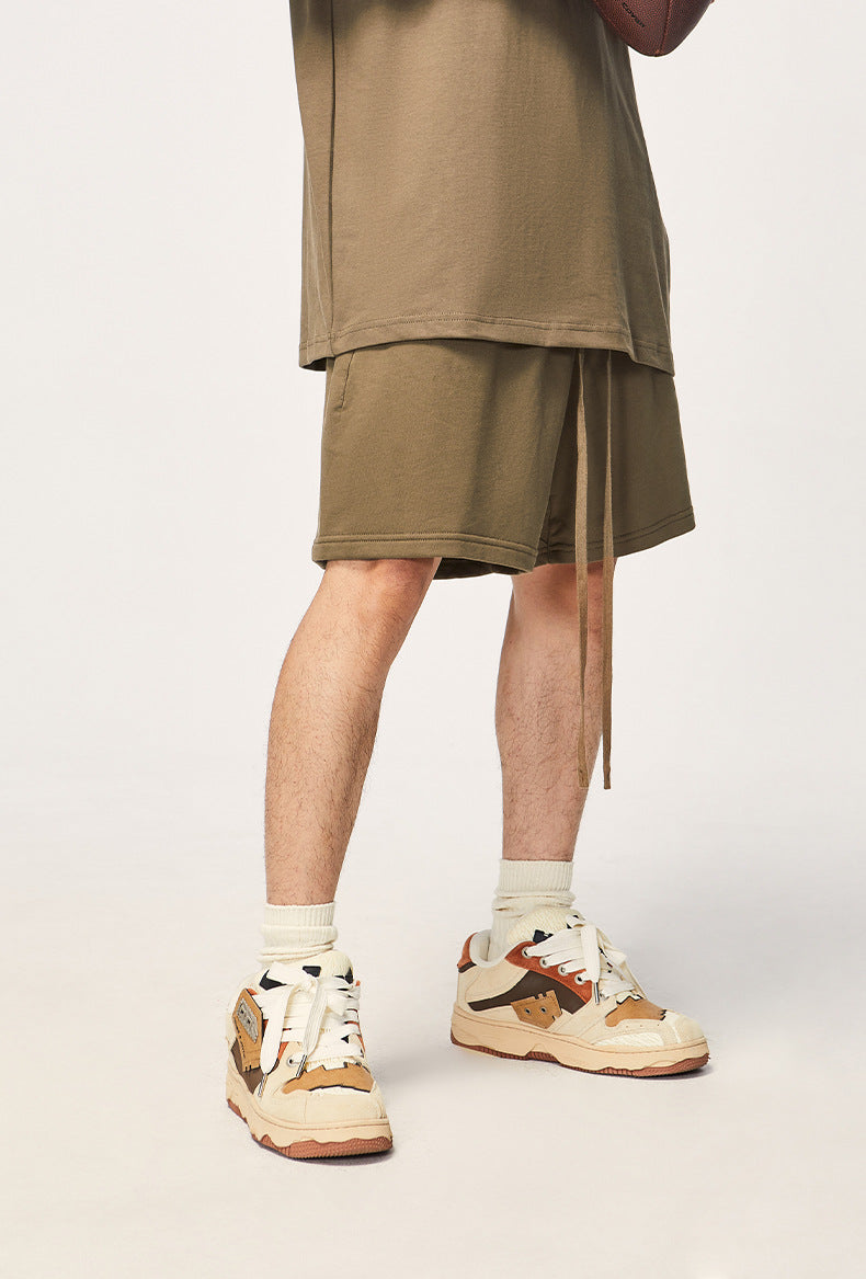 Spring and summer basic shorts street loose trendy brand shorts