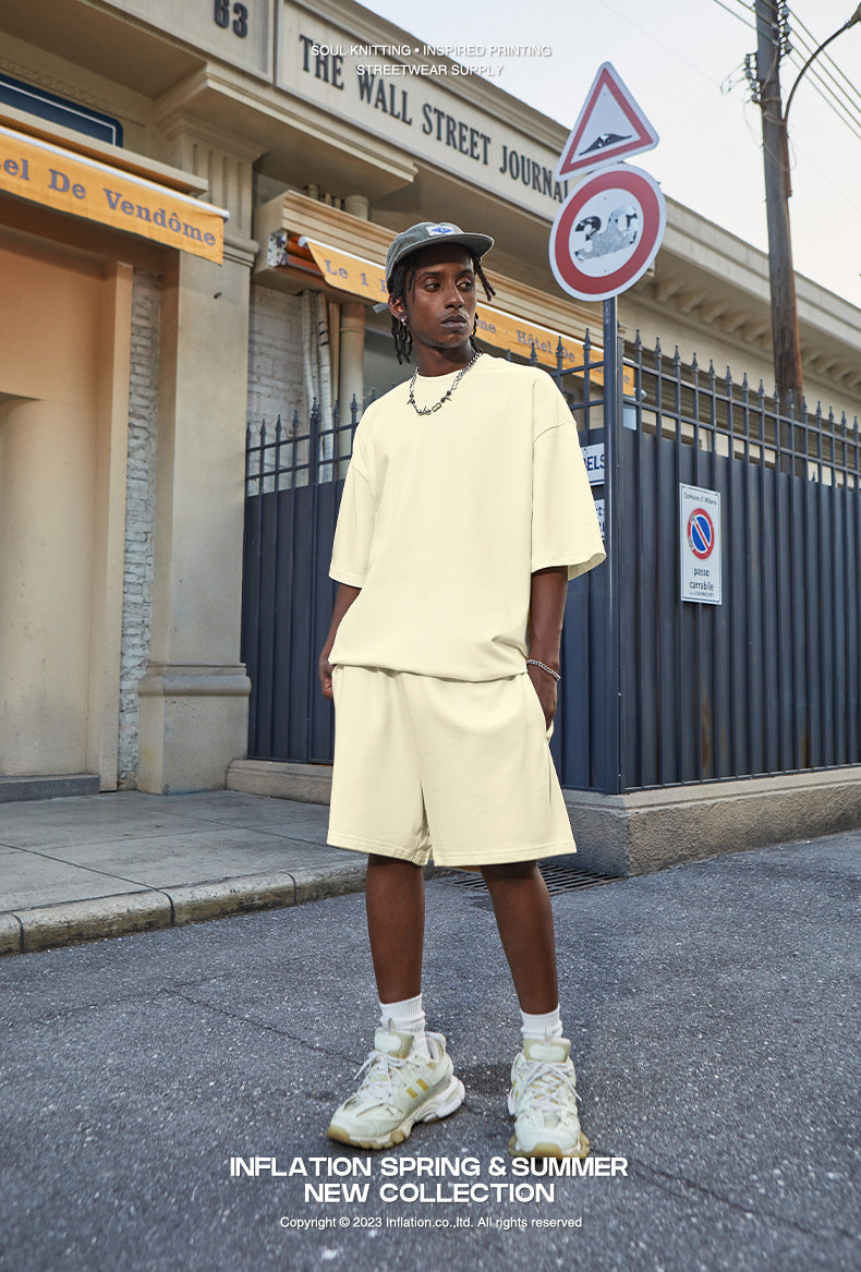 Spring and summer basic shorts street loose trendy brand shorts