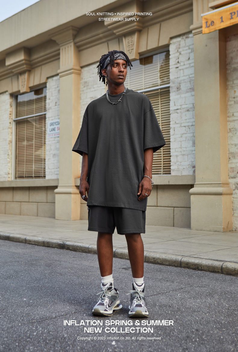 Spring and summer basic shorts street loose trendy brand shorts