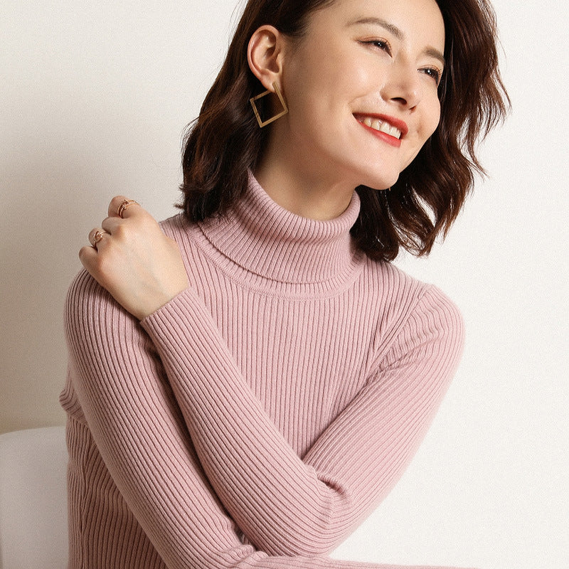 Loose Thick Cashmere Crewneck Sweater