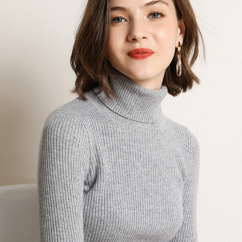 Loose Thick Cashmere Crewneck Sweater