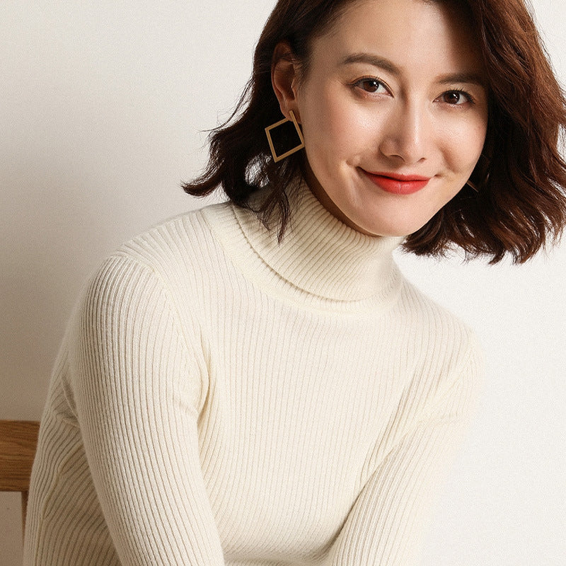 Loose Thick Cashmere Crewneck Sweater