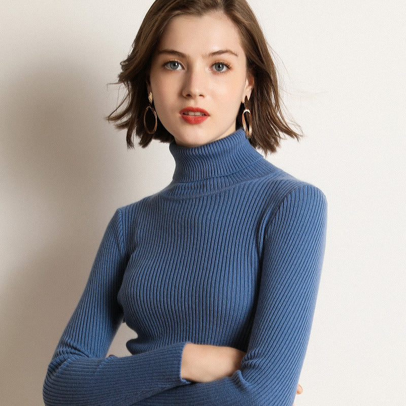 Loose Thick Cashmere Crewneck Sweater