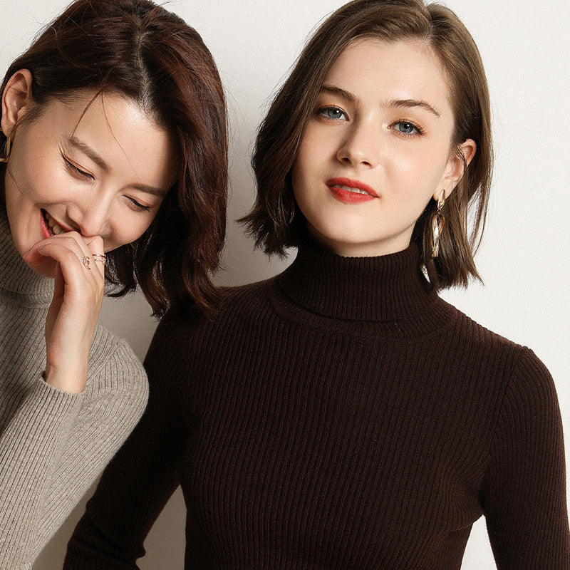 Loose Thick Cashmere Crewneck Sweater
