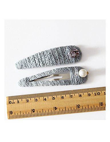 Legou Women's Lace Hair Barrettes Pack of 2