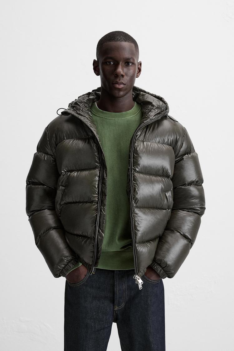 Hooded cotton casual quilted coat jacket