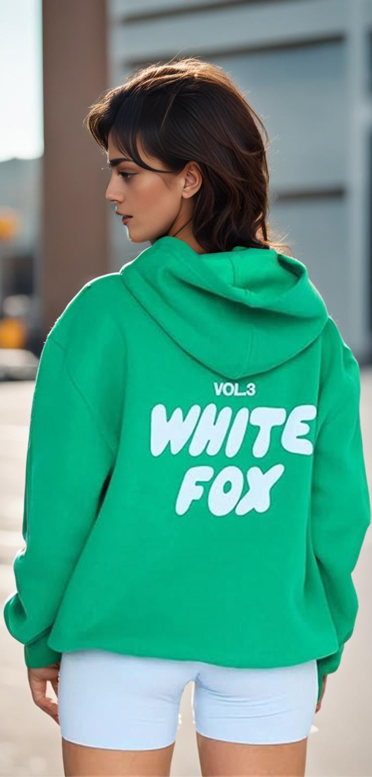 Long-sleeved hooded sweatshirt two-piece set