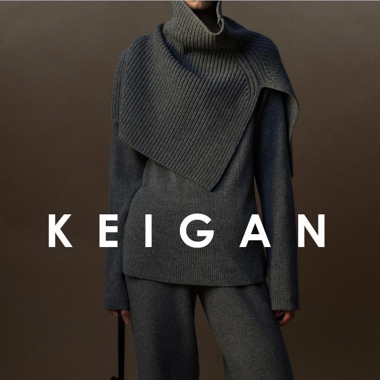Ultra-fine high collar slit multi-wear knitted shawl large neck scarf
