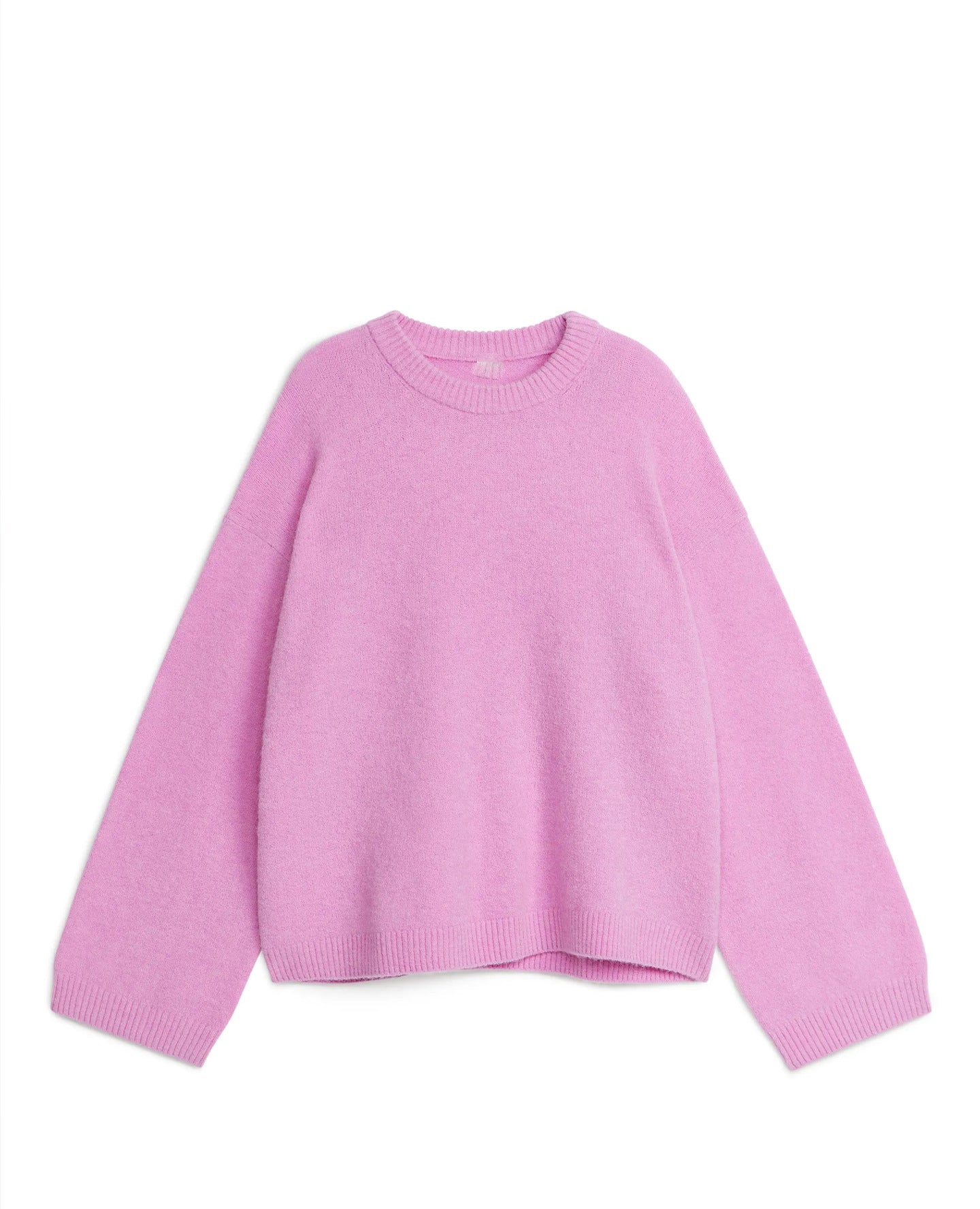 Loose Thick Cashmere Crewneck Sweater