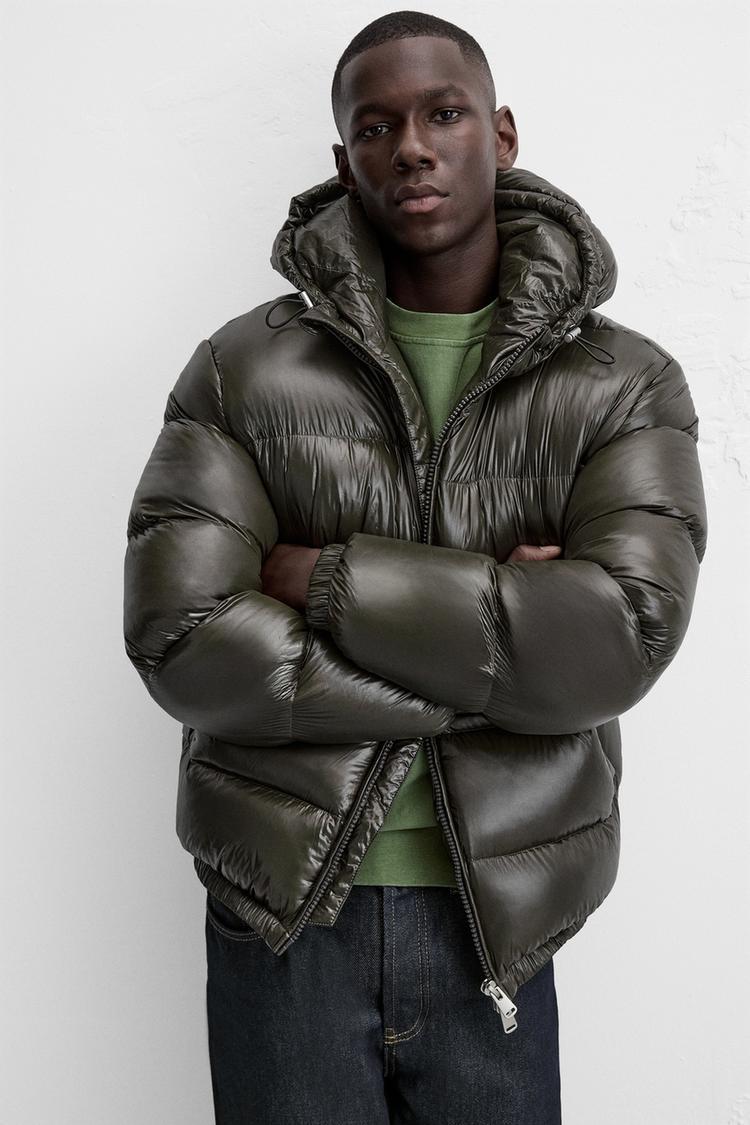 Hooded cotton casual quilted coat jacket