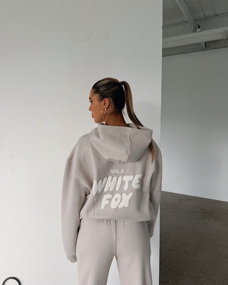Long-sleeved hooded sweatshirt two-piece set