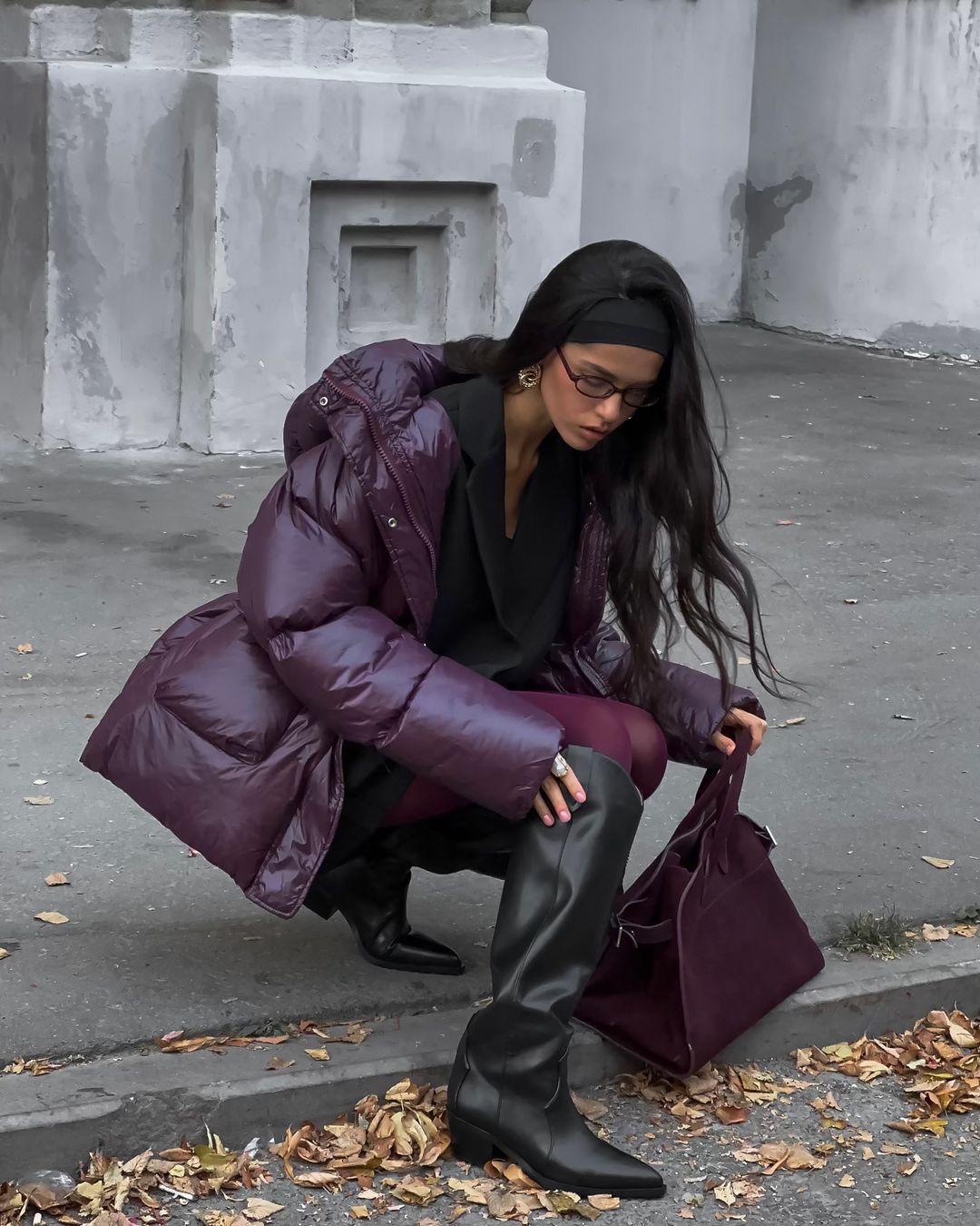 Solid color zippered cotton warm hooded warm jacket