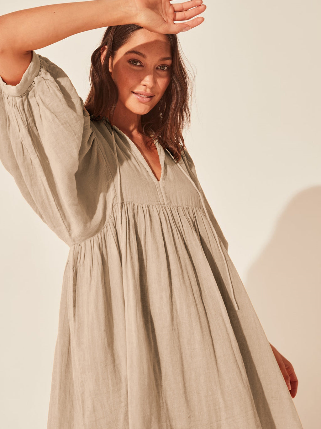 Large size loose lantern sleeve girl style dress