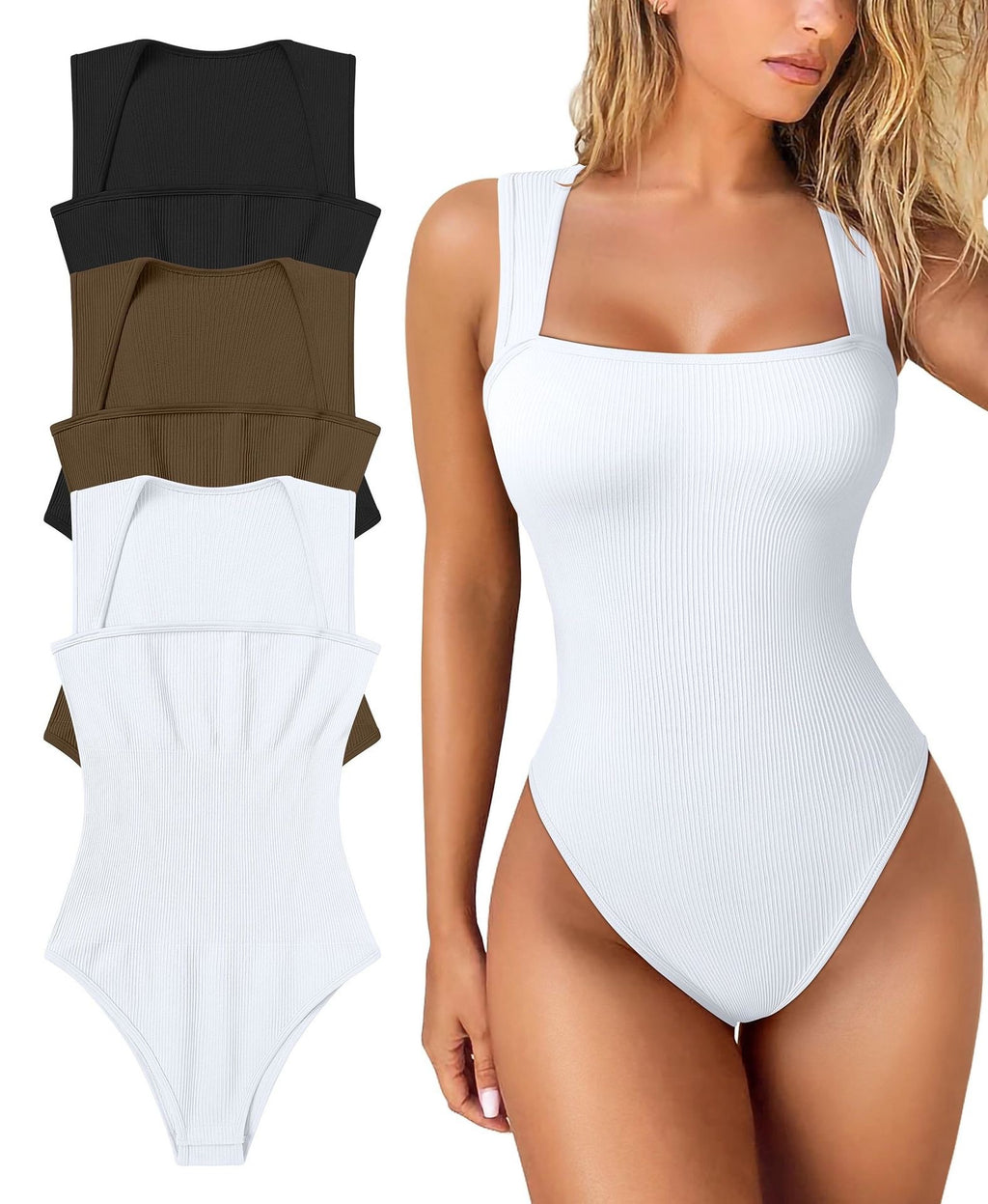 Women's sexy sleeveless bodysuit slimming high elastic belly lifting hip slimming jumpsuit